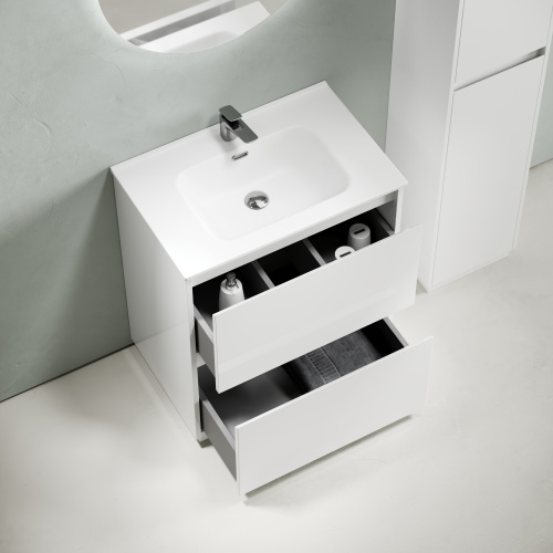 Тумба под раковину Sancos Libra Floor LB70FW 69х45х84 напольная цвет белый - фото 5